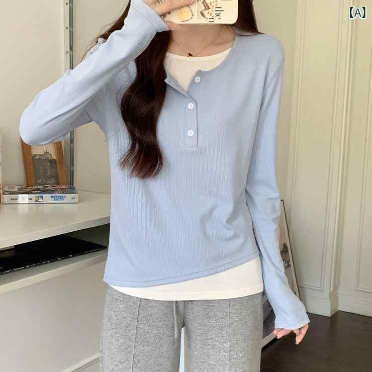 長袖 Tシャツ 秋冬 レディース ビッグサイズ...の紹介画像2