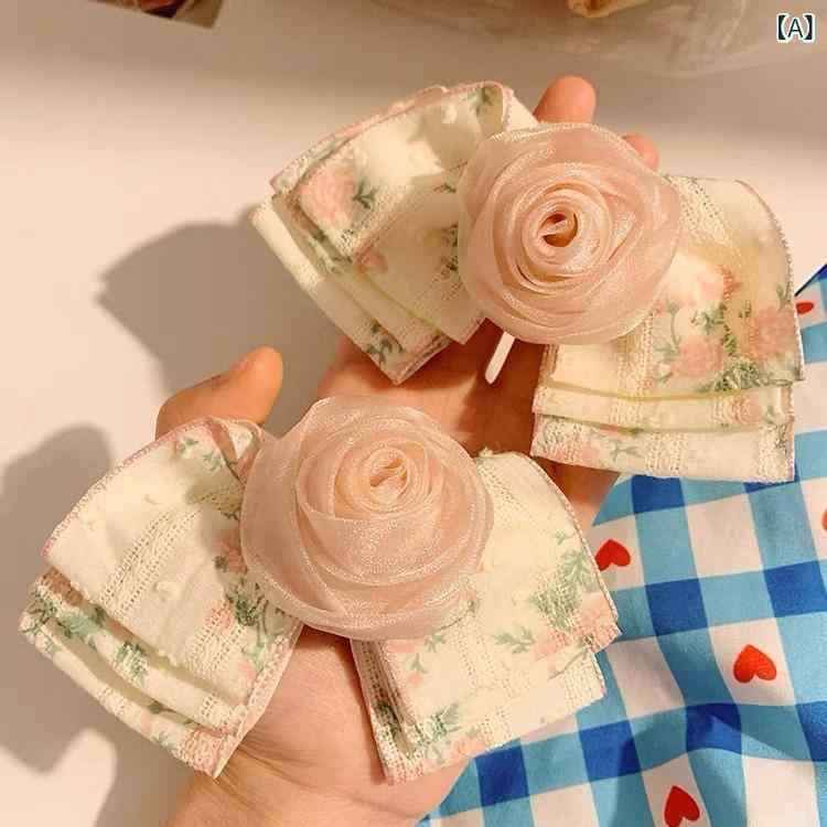 ヘアアクセサリー 女性用 かわいい 鈴 モチーフ サイド ヘアクリップ 伸縮性 軽量 ...