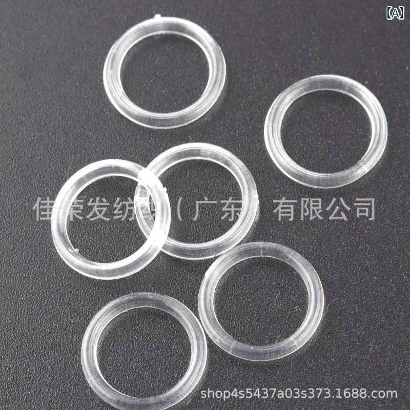 Button - プラスチック透明 服装内衣 ブラジャー 補助 バックル 日字 バックル バッグ アクセサリー 軽量 透明 プラスチック 日常使い 補助パーツ