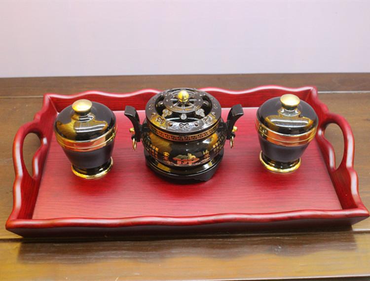 木製 香立て トレイ 香盤 線香 置き 手作り 工芸品 仏具 仏壇 飾り インテリア 木質 ナチュラル 素材 禅 瞑想 部屋 調和 アイテム