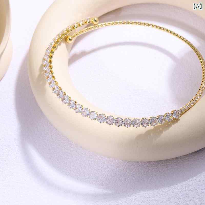リバーパディのブレスレット 女性用 ジルコニア 円形 ストーン 手首 アクセサリー シンプル デザイン 普段使い シルバー 加工 軽量 細身 形状 ブラック 系 カラー 通年 対応 ファッション アイテム スタイリッシュ コーディネート｜アングル2