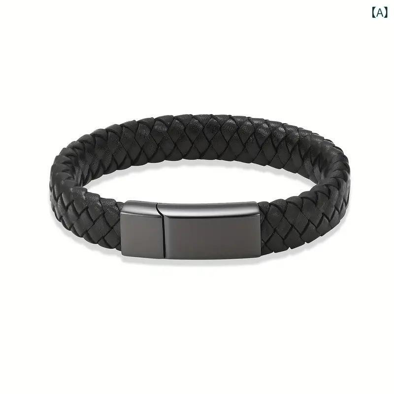 メンズ 骨灰入れ 手链 ブレスレット 開閉式 チタン 磁気バックル 手首 アクセサリー 男性用 軽量 耐久性 シンプル デザイン 普段使い シルバー グレー 調 通年 2