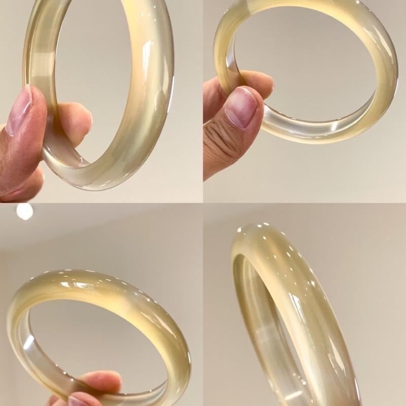 ブレスレット 女性用 香槟金 ピンクゴールド アイス種 白 氷 荔枝凍 シンプル 軽量 普段使い アクセサリー ゴールド系 カジュアル ジュエリー