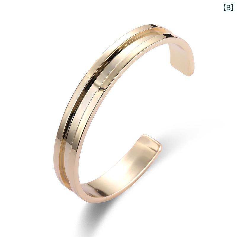 リバーパディのブレスレット 開閉式 合金製 女性用 かわいい 普段使い 軽量 シンプル シルバー系 アクセサリー ジュエリー 手首用 ファッション ラッキーアイテム｜アングル3