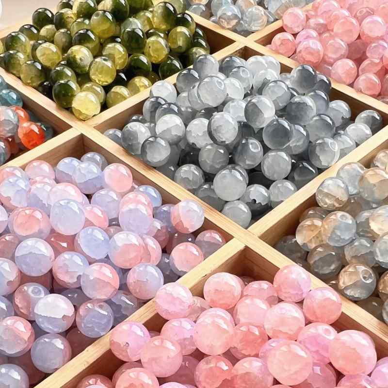 ブレスレット 琉璃珠 アクセサリー パーツ 10mm ガラスビーズ DIY 手作り ハンドメイド 材料 古 和 クラシック 素材 装飾 ヘアアクセサリー 服飾 装飾品 ビーズ細工 手芸用品 オリジナル ジュエリーパーツ クラフト素材 伝統的 デザイン