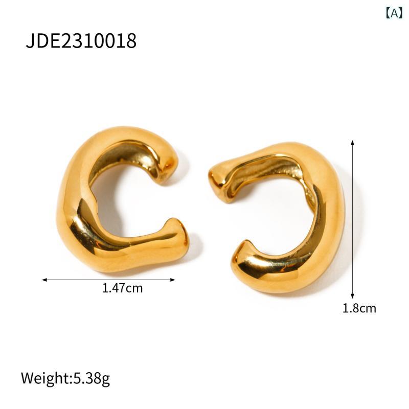ピアス イヤリング クリップ メンズ レディース ステンレス ジュエリー ファッショ...
