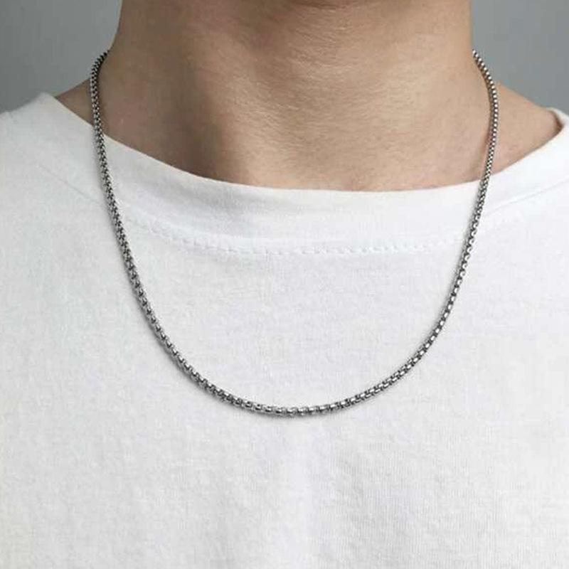 メンズ ネックレス 個性 シンプル トレンド 男性用 龍骨 チェーン セーター チェー...