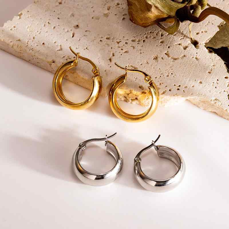 ピアス イヤリング 女性用 シンプル インスピレーション 丸型 耳飾り セット チタ...