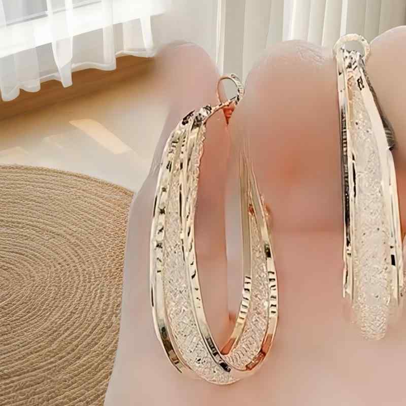 ピアス イヤリング 女性用 韓国 かわいい 網状 クリスタル ファッション アクセサ...