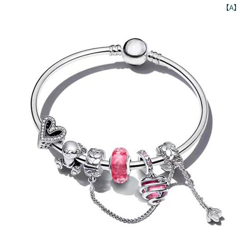 リバーパディのブレスレット メンズ レディース キッズ 男女兼用 ユニセックス バングル シンプル アクセサリー ジュエリー 腕輪 カジュアル ギフト プレゼント 贈り物 スタイリッシュ デザイン 普段使い デイリーユース モダン トレンド ファッション小物 シルバー｜アングル2