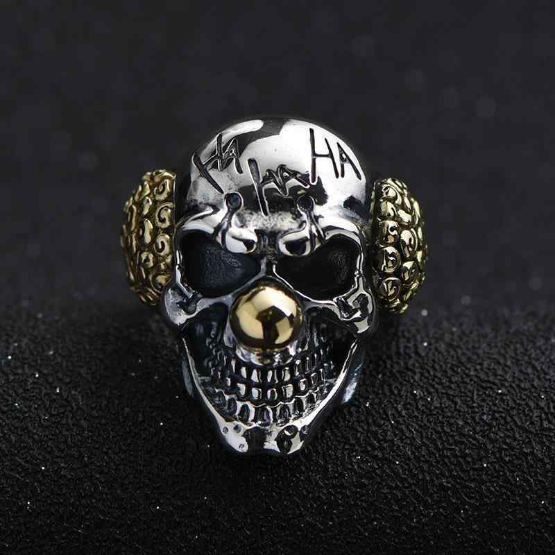 メンズ 指輪 骷髏ヘッド オープン アルファベット 個性派 復古 バガス アクセサリ...
