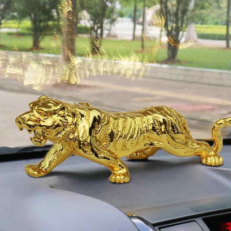カー用品 自動車用飾り物 虎の置物 車内装飾 インテリア雑貨 ダッシュボード用 芳...