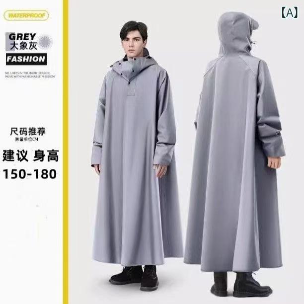 電動車 雨衣 レインコート ロング丈 全身防水 防暴雨 厚手 大きめ メンズ レディース 男女兼用 大人用 電動自転車 バッテリー車 専用 モーターサイクル バイク 雨具 雨披 防水素材 耐水性 通勤 通学 アウトドア 普段使い 伸縮性 軽量 ブラック