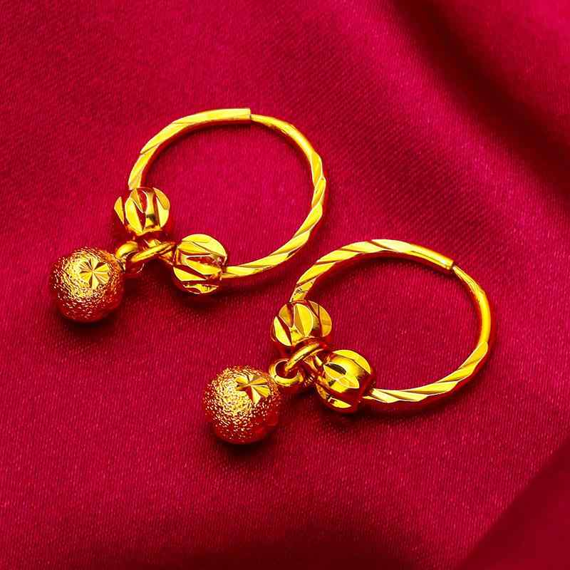 Amber （Amber） - イヤリング 女性用 ビーズ デザイン かわいい アクセサリー ゴールド系 軽量 普段使い ファッション シンプル 春夏 秋冬 通年