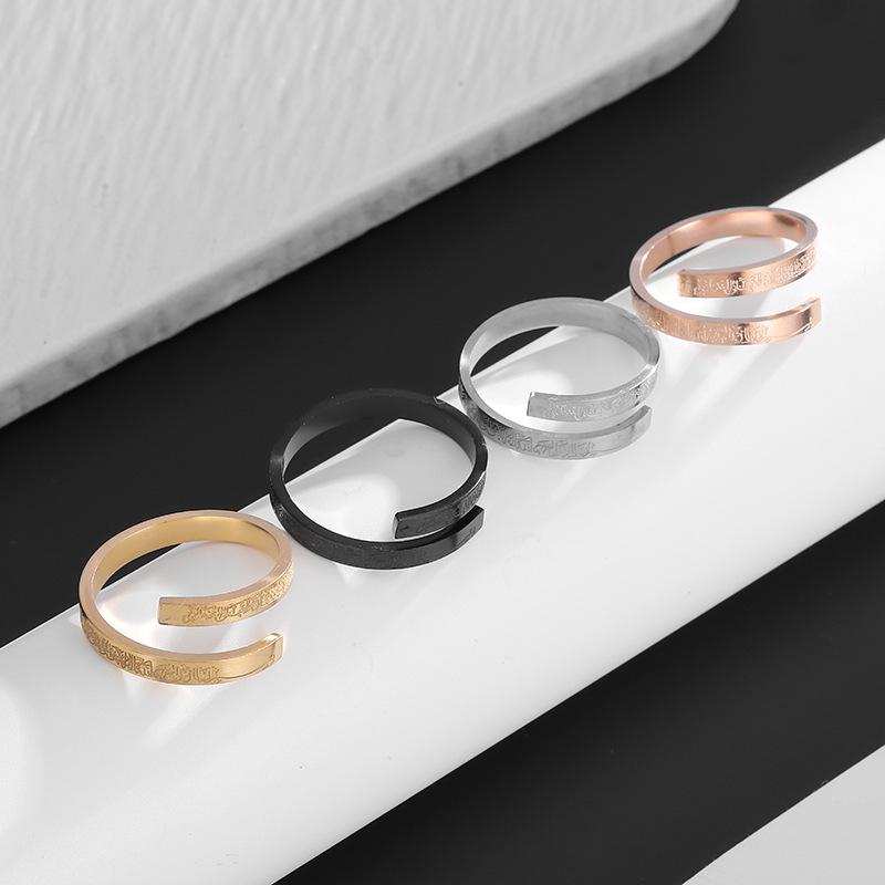 Rakuten - 指輪 女性用 ステンレス 電気メッキ加工 高級感 不変色 ファッション 個性 オープンデザイン 調整可能 シンプル 普段使い シルバー ゴールド ピンクゴールド キラキラ アクセサリー ジュエリー 通勤 デート ギフト 軽量 耐久性 ハイエンド