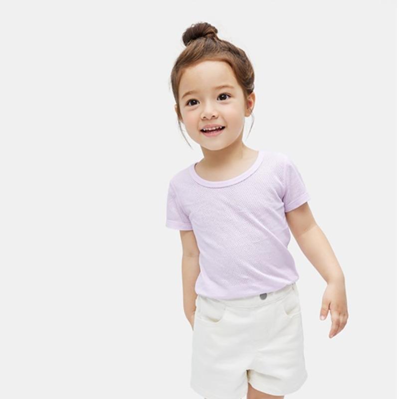 Cardigans - キッズ 短袖 Tシャツ 薄手 綿 メッシュ 男の子 女の子 トップス インナー 子供服 夏用 吸湿速乾 通気性 軽量 部屋着 普段使い かわいい デザイン