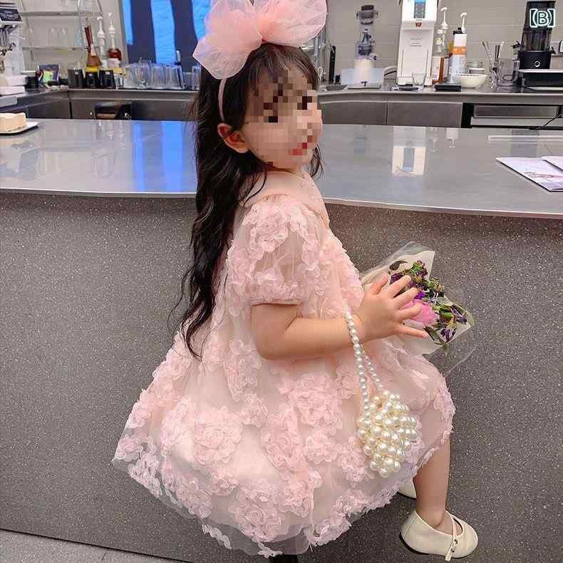 女児 ワンピース 子供用 洋気 女の子 背心 スカート 夏 レディース トップス プリ...