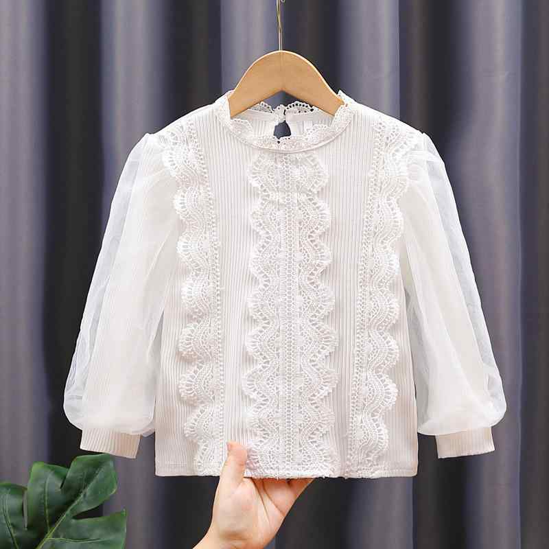 女の子 長袖 Tシャツ 春夏 薄手 綿 素材 フレアスリーブ インナー トップス 子供服...