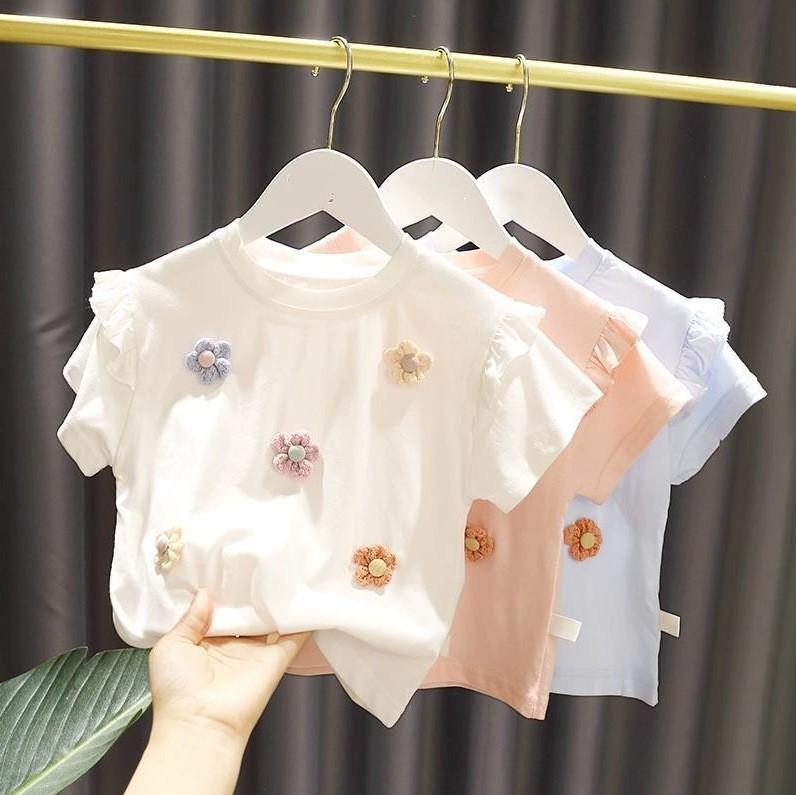 女の子 半袖 Tシャツ 春夏 かわいい トップス 子供服 通気性 綿素材 半袖 インナー 女児 カジュアル 普段使い 軽量 吸湿速乾 ピンク系 アイボリー ビッグシルエット 伸縮性