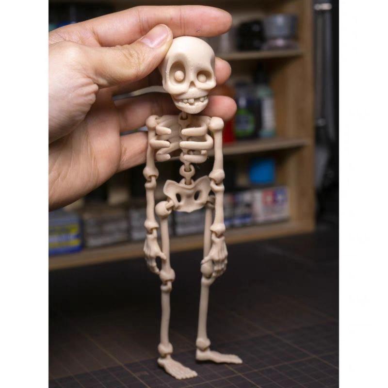 フィギュア キッズ 骸骨 スケルトン 関節 可動 人形 おもちゃ 玩具 ハロウィン 装飾 グッズ インテリア マグネット 冷蔵庫用 磁石 模型 骨格模型 雑貨 リアル ミニチュア ジオラマ 遊び道具 精巧 ディスプレイ コレクション ギフト 飾り プレゼ