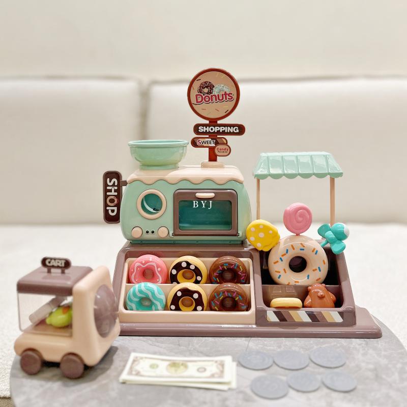 おもちゃ 子供 キッズ ごっこ遊びセット 買い物 カート ケーキ屋 アイスクリーム屋...