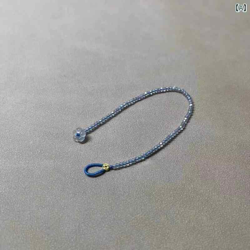 Other - ブレスレット 女性用 かわいい 海塩アイス ミニ 細ロープ 花柄 お金持ち ファッション 気質 百搭 高級感 手首用 アクセサリー 軽量 夏向け ピンク系