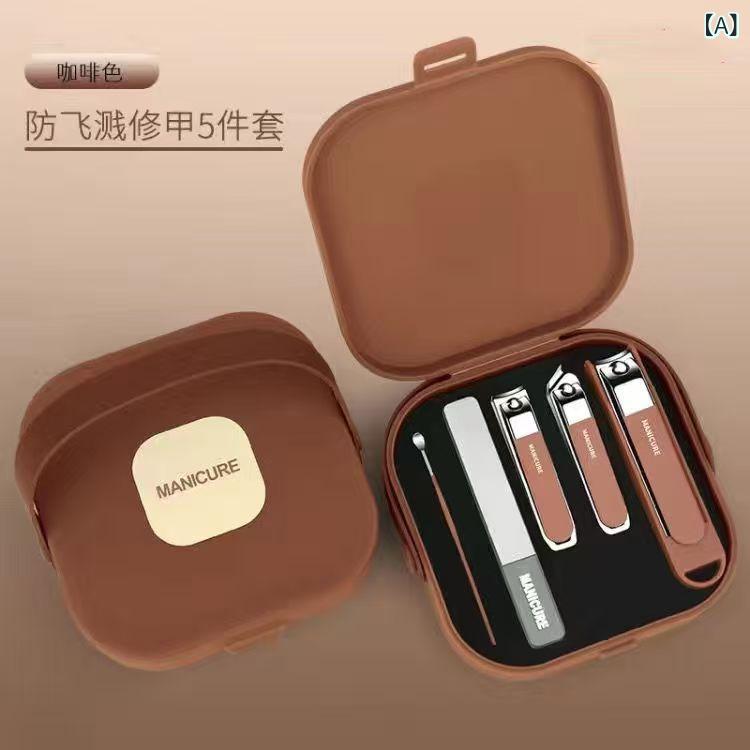 爪切りセット 指先ケア用品 爪きり ツール 持ち運び便利 飛散防止カバー付き 甘皮切り 爪やすり 爪磨き ネイルケアセット 家用 携帯用 旅行用 多機能 美容 グルーミングキット ステンレス製 軽量 耐久性抜群 手足用 爪切り道具 グルーミングセット プ riverpaddy-11682782 リバーパディ サンプル画像2