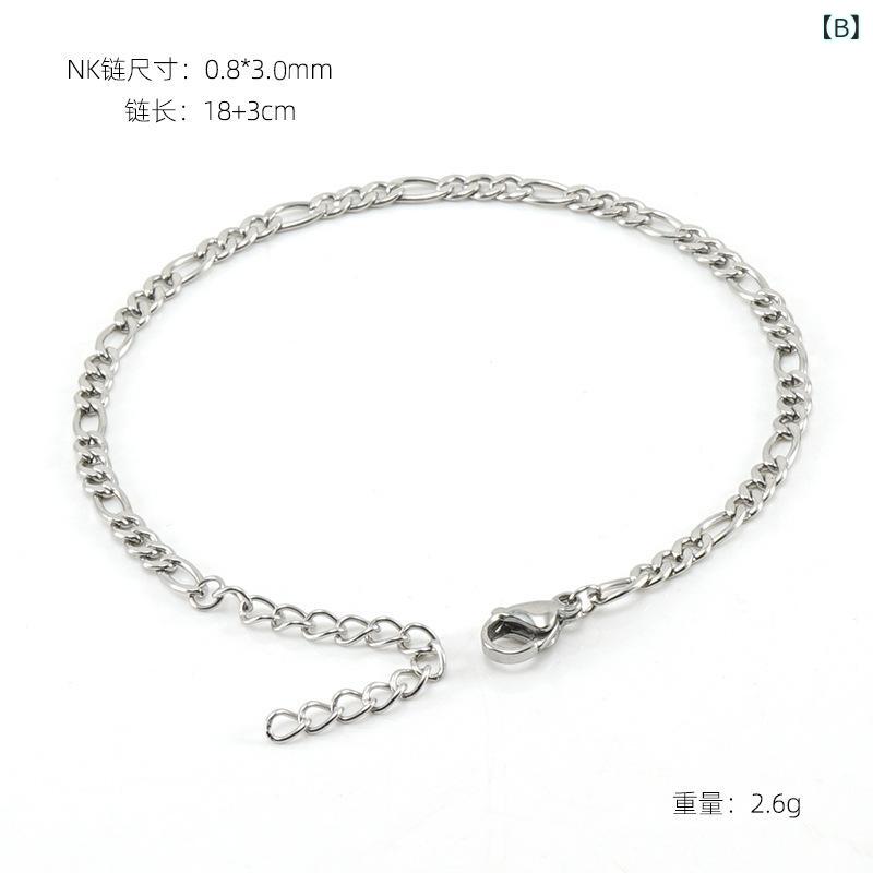 リバーパディのハンドメイド 手作り チェーン ネックレス ブレスレット アクセサリー メンズ レディース ユニセックス シンプル スタイリッシュ ゴールド メッキ チタン スチール 軽量 耐久性 普段使い ギフト プレゼント ファッション ジュエリー アクセ アクセサ｜アングル3