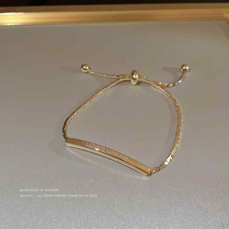 Crystal - 手链 女性用 デザイン アクセサリー ブレスレット シンプル 調整可能 ファッション 精致 友達用 手飾り 女性用 水晶 かわいい 軽量 普段使い シルバー系