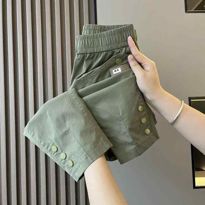 パンツ レディース 春夏 接触冷感 ハイウエスト ハイストレッチ ワイドレッグ コットン混 吸湿速乾 通勤用 普段使い 軽量 柔軟 ブラック ネイビー ベージュ ゆったりシルエット 洗濯簡単 快適 スタイリッシュ