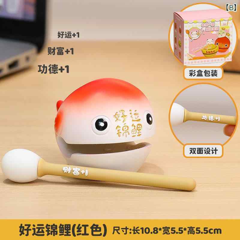 置物 レディース 雑貨 小木魚 デスク用 癒やし 卓上インテリア 樹脂製 木製 オブジェ ストレス解消 グッズ 玩具 趣味 コレクション 事務机用 デスク回り 装飾品 リラックス メンタルケア 精神安定 集中力向上 マインドフルネス ギフト 贈り物 ヒ riverpaddy-11660438 リバーパディ サンプル画像2