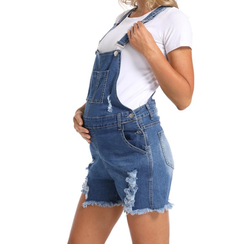 サロペットパンツ マタニティ レディース 大きいサイズ デニム オーバーオール 妊娠服 ズボン ショートパンツ 吊り紐 切り替え フリンジ ゆったり 体型カバー 着痩せ お腹周り 産前 産後 カジュアル 通勤用 普段使い アウトドア 柔らかい素材 通気性