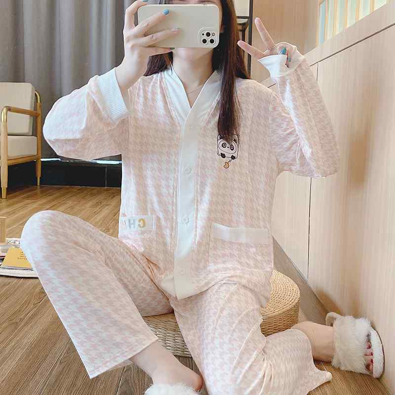パジャマ レディース セットアップ 授乳服 部屋着 ルームウェア 上下セット 半袖 トップス ロングパンツ 再生繊維 柔らかい 伸縮性 接触冷感 ゆったり 大きいサイズ 体型カバー 着痩せ マタニティウェア 産前 産後 妊婦用 出産準備 ナイトウェア 涼