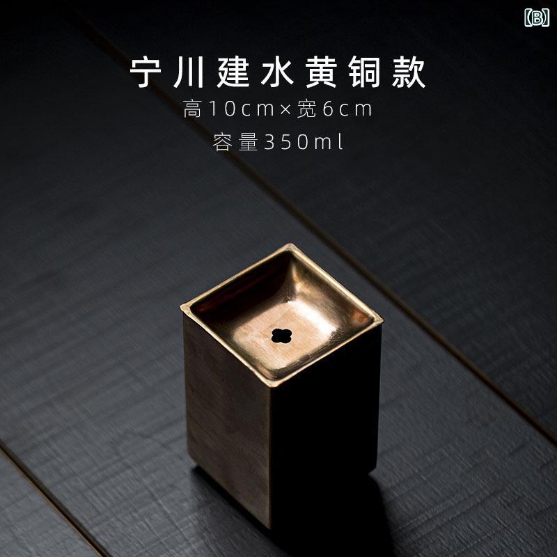リバーパディの茶道具 ステンレス 茶こぼし 水盂 排水用 卓上 茶渣入れ 小型 ミニ コンパクト ステンレス製 茶こぼし 排水ポット 茶器 排水桶 乾泡茶道具 茶道用品 錆びにくい 耐久性 清潔感 シンプル おしゃれ 茶室 応接間 ティータイム 高級感 卓上ゴミ箱 排｜アングル3