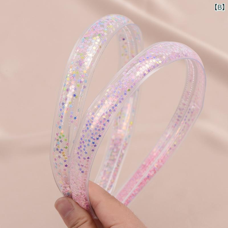 ヘアアクセサリー レディース ヘッドバンド ヘアピン セット ラメ入り キラキラ カ...