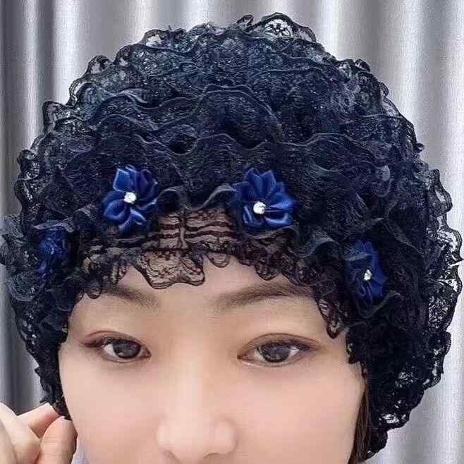 帽子 レディース ターバンキャップ 刺繍 花柄 レース 薄手 医療用帽子 抗がん剤治...