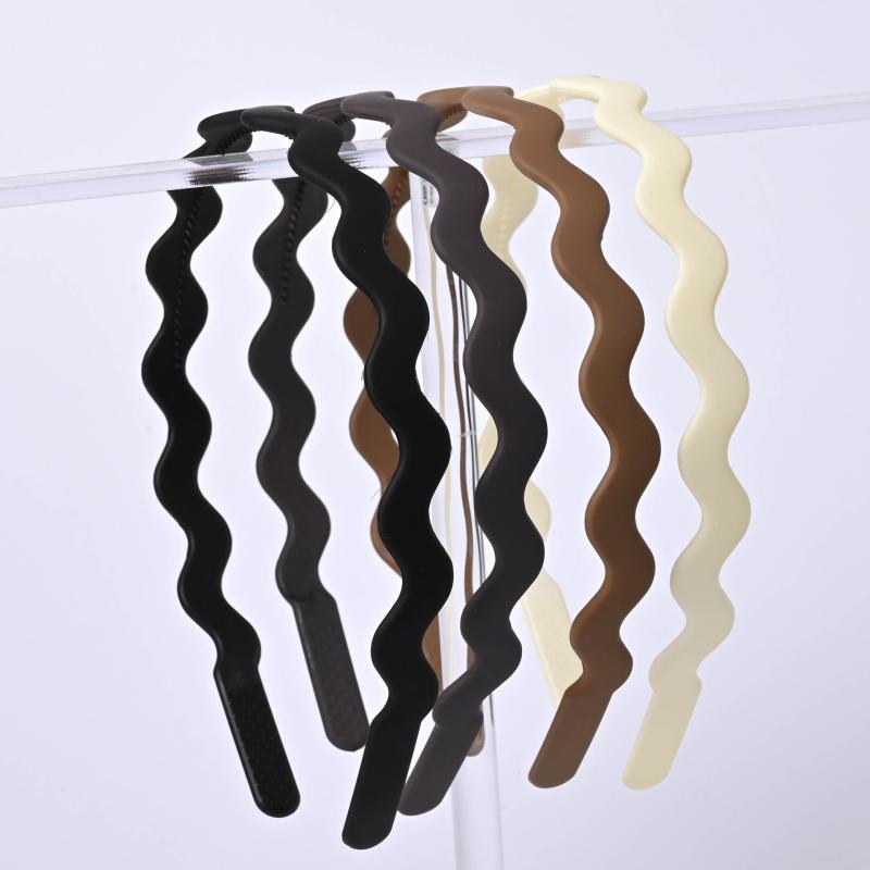 カチューシャ レディース ヘアアクセサリー 幅広 1.5cm 波型 髪留め 髪飾り シンプ...