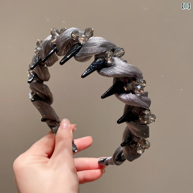 ヘアアクセサリー レディース ヘッドバンド カチューシャ 髪飾り 髪留め ねじり ツ...