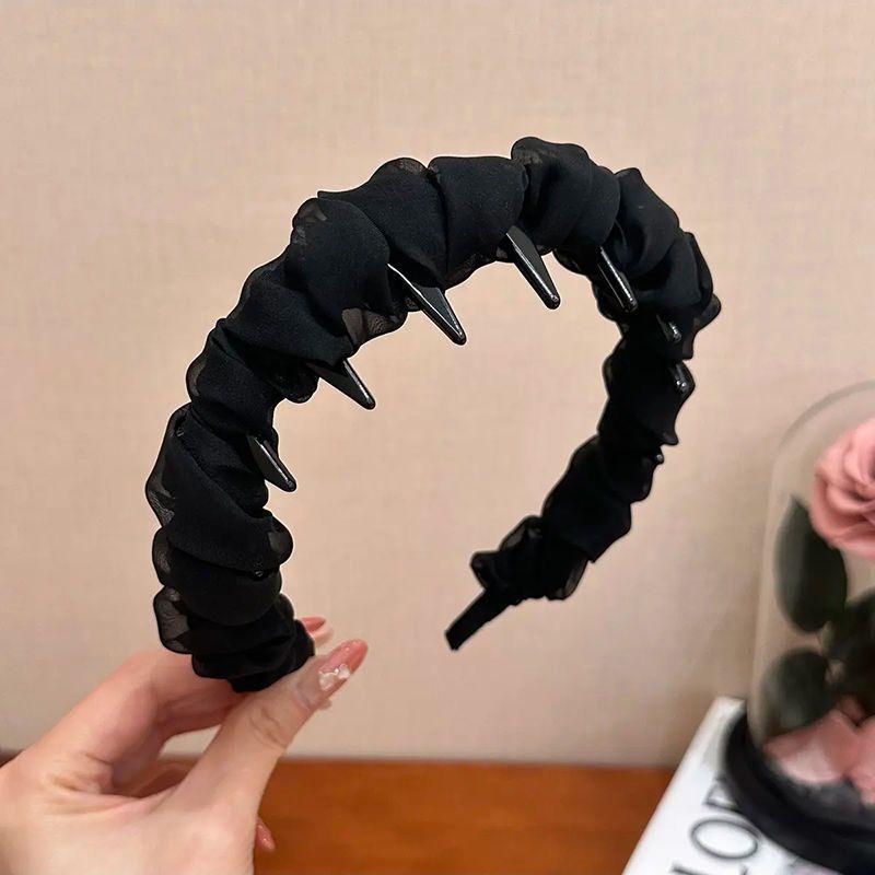 ヘアアクセサリー レディース 髪飾り ヘアバンド ウェーブ メッシュ チュール カチューシャ 普段使い デイリー ヘアアレンジ ヘッドドレス 髪留め 洗顔 メイク かわいい おしゃれ おでかけ 髪型アレンジ 雑貨 高颅頂 崩れ防止 固定力 安定感 痛くな