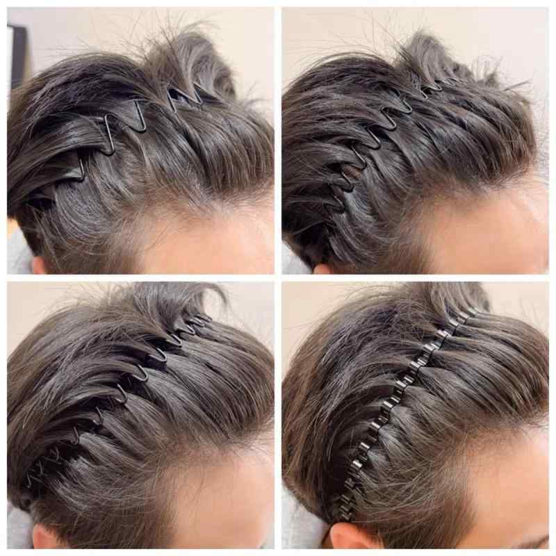 ヘアアクセサリー 男女兼用 ユニセックス カチューシャ 髪留め ヘアバンド 簡素 シ...