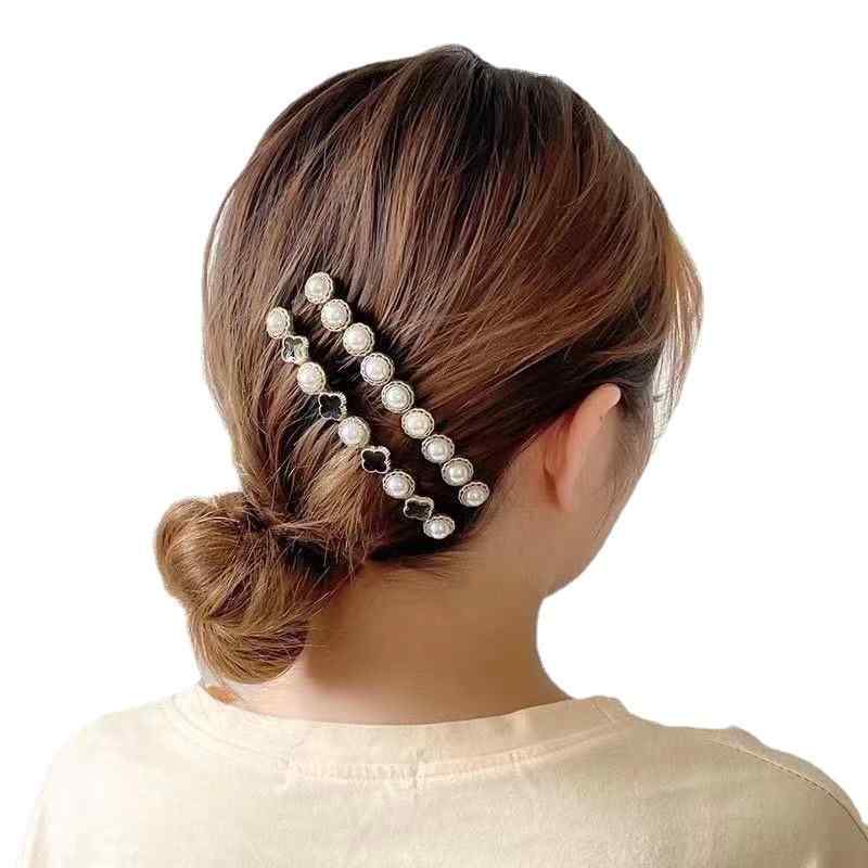 ヘアアクセサリー レディース かんざし コーム 真珠 パール 髪留め ヘアクリップ ...