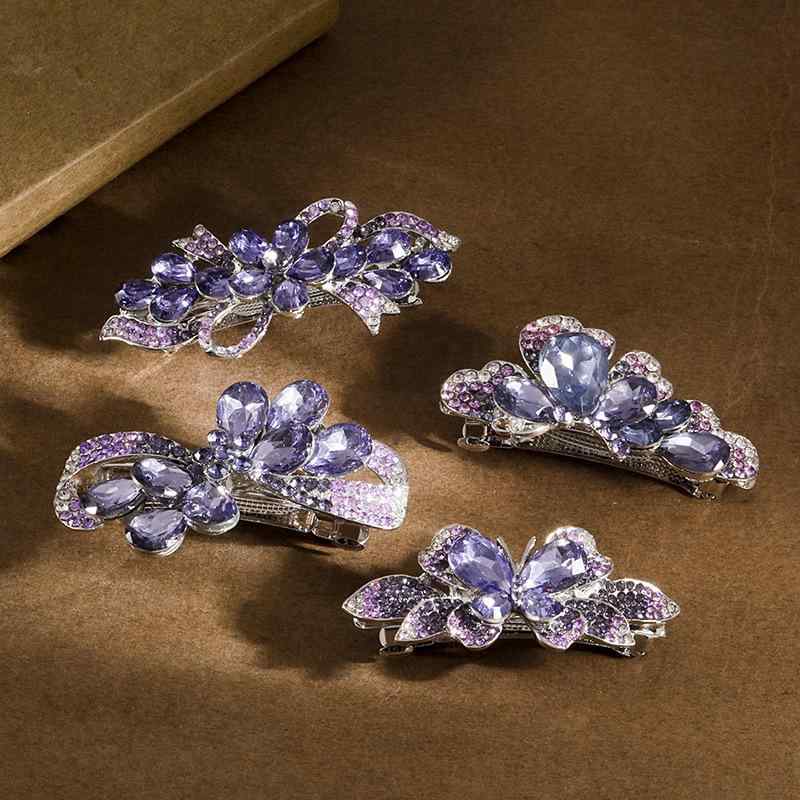 バレッタ レディース ヘアアクセサリー リボン 小さめ ヘアクリップ ...