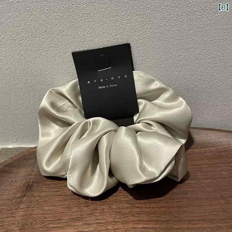 ヘアアクセサリー レディース ヘアゴム シュシュ サテン生地 髪飾り 髪留め 上品 ...