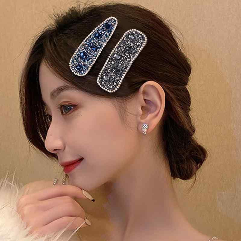 ヘアピン レディース ヘアアクセサリー クリスタル ビジュー BBクリップ サイドクリップ 前髪クリップ ヘアクリップ 手作り 素材 DIY パーツ 髪留め 髪飾り おしゃれ かわいい キラキラ 華やか 輝き 透明感 高見え ヘアアレンジ まとめ髪 留め