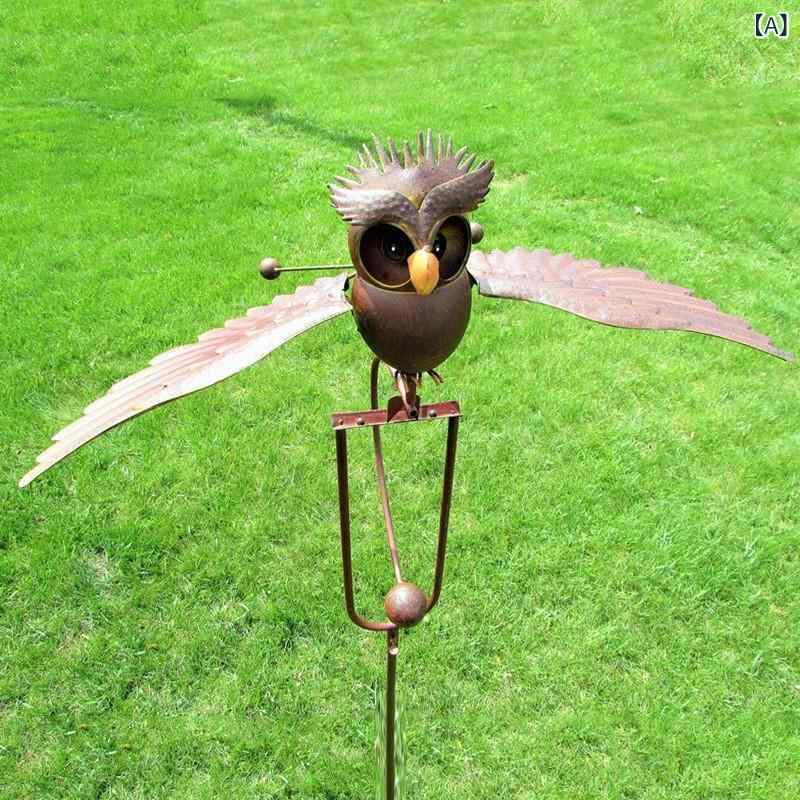 置物 レディース インテリア 雑貨 庭用 オーナメント アイアン 鉄製 鳥 フクロウ タカ 金属 工芸品 抜き加工 ガーデニング オブジェ 庭園装飾 おしゃれ ガーデン用 レトロ アンティーク モダン デザイン 切り抜き 飾り物 玄関 屋外 ディスプレ riverpaddy-11652784 リバーパディ サンプル画像2