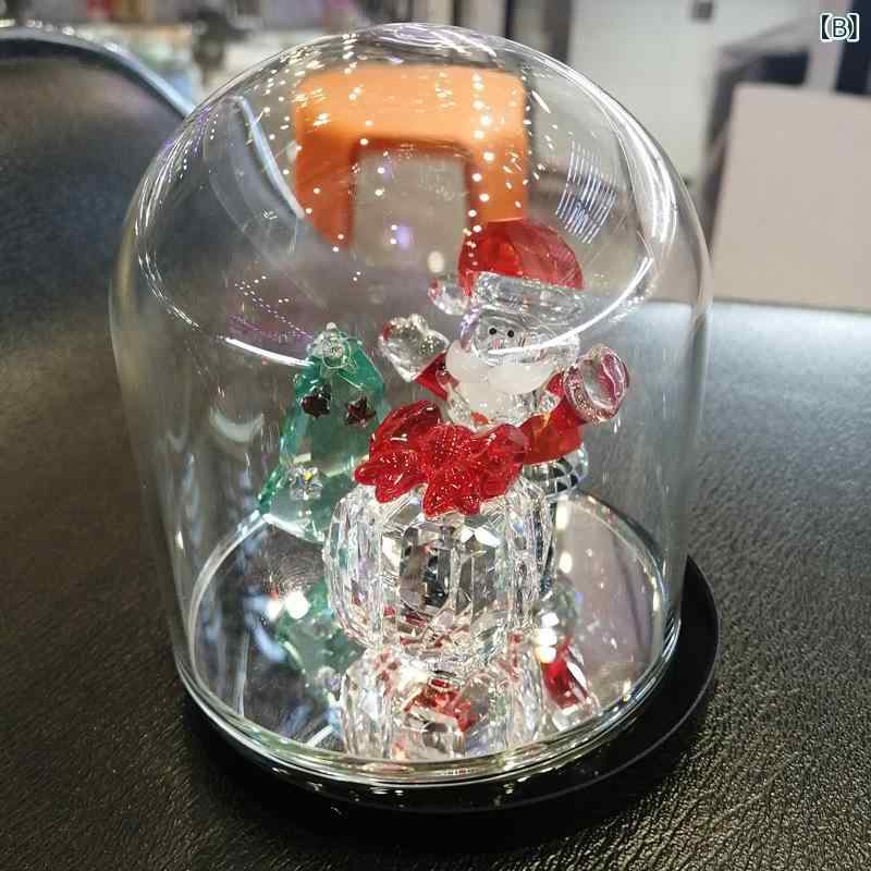 置物 レディース サンタクロース 水晶 麋鹿 雪だるま 動物 クリスマス飾り トナカイ 馬 天使 卓上インテリア 雑貨 オブジェ かわいい おしゃれ 高級感 クリスタル ガラス細工 飾り付け 部屋飾り 玄関 リビング 寝室 装飾品 プレゼント 贈り物 記 riverpaddy-11661036 リバーパディ サンプル画像3