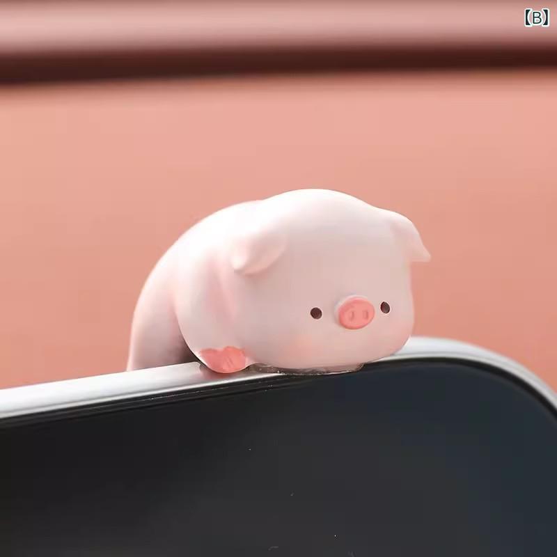 置物 レディース 自動車 中控 画面 動物 フィギュア 車内 インテリア 飾り パソコン ディスプレイ デコレーション 癒し系 かわいい おしゃれ 雑貨 アクセサリー マスコット 人形 ミニチュア ギフト用 デスク周り 装飾品 オフィス 自宅 インテリア riverpaddy-11662532 リバーパディ サンプル画像3