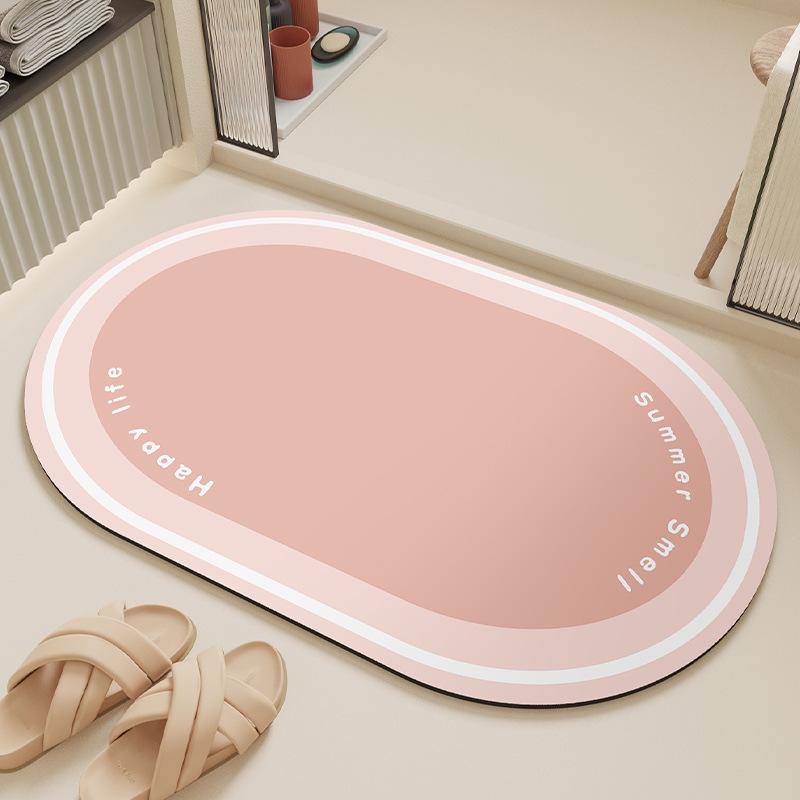 バスマット レディース 浴室 吸水 足拭きマット 玄関マット トイレマット 珪藻土 ...