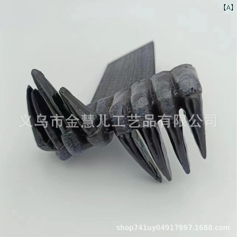 ブックマーク レディース 悪魔の手 雑貨 樹脂製 工芸品 卓上飾り デスクトップ装飾 ホラーモチーフ 奇抜 個性的 インテリア 小物 ゴシック様式 ハロウィンパーティー 演出用 おしゃれ リアルデザイン 贈り物 プレゼント 不気味 彫刻 置物 ディスプレ riverpaddy-11665299 リバーパディ サンプル画像2