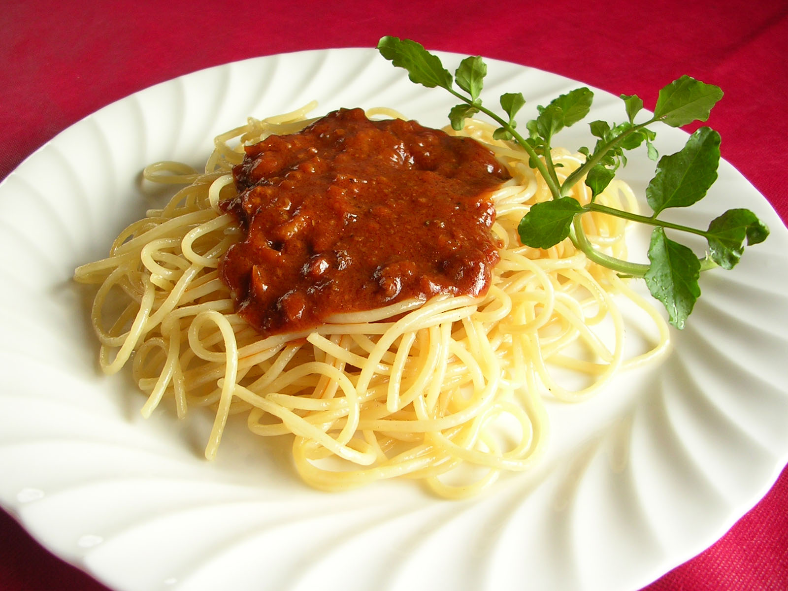 パスタ ミートソーススパゲッティ